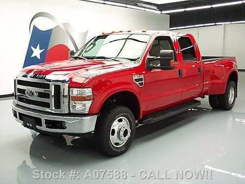 2008 ford f350 lariat crew 4x4 diesel dually tow 42k mi texas direct auto