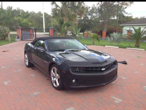 2011 chevrolet camaro ss convertible slp supercharger &amp; exhaust 10.5k miles