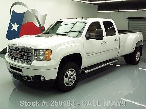 2011 gmc sierra 3500 denali diesel drw 4x4 nav dvd 3k!! texas direct auto