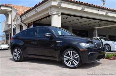 X6m v8tt black sapphire, full leather, hud, venitlated seats, 1 owner, 2010 2012