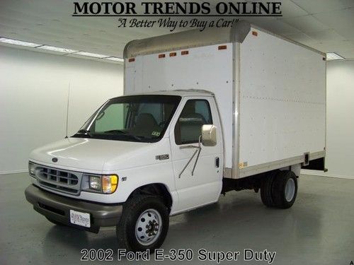 2004 ford e-350 cargo box van truck dually partition cold ac triton v8 only 53k