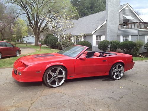 87 camaro convertible clear title no wrecks runs great