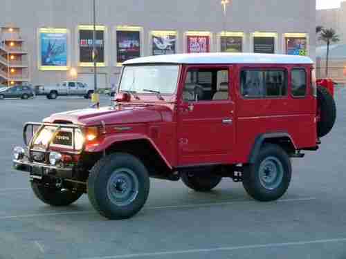 82 TOYOTA LAND CRUISER TURBO DIESEL 5 SPEED 75MPH FJ43 WAGON RESTORED NEAR MINT, US $65,000.00, image 5