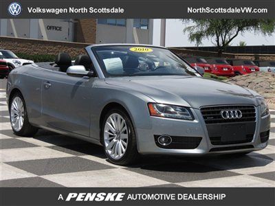 2010 audi a5 quattro cabriolet- premium package! super clean!