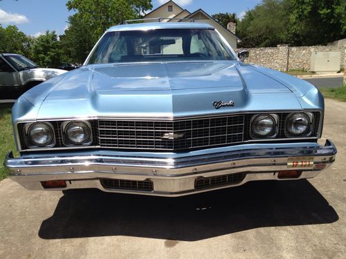 1973 impala clamshell wagon,factory 350 engine,new paint!