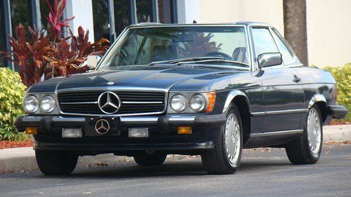 1986 mercedes benz 560sl premium roadster with both tops 49k no reserve