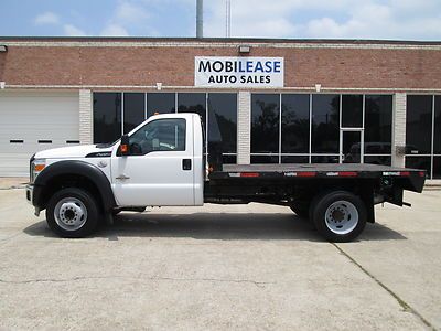 2011 ford f450 regular cab  w / flatbed &amp; gooseneck