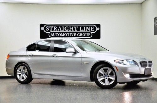 2012 bmw 528i sedan silver navigation auto twin turbo low miles