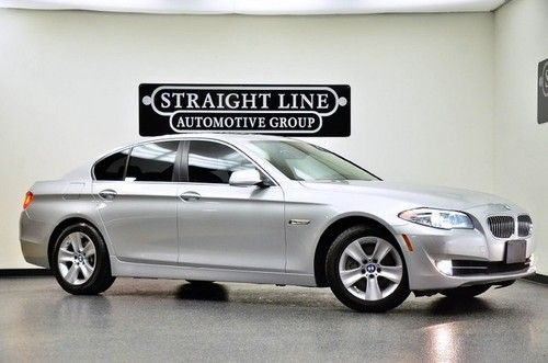 2012 bmw 528i sedan silver navigation auto twin turbo low miles