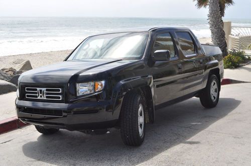 2007  honda ridgeline- black, rt 4 x 4 perfect condition crew cab pickup 4-door