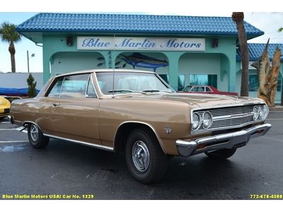 Classic 1965 138 code chevrolet chevelle ss hardtop 301 v8 powerglide