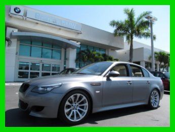 10 certified frozen grey (individual) m-5 5l v10 sedan *full merino leather *fl