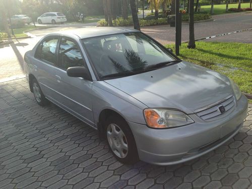 2002 honda civic lx 4 door -- clean title -- no reserve!