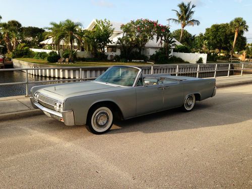 1963 lincoln continental convertible with rare factory a/c