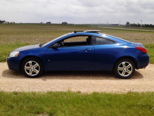 2007 pontiac g6 gt coupe 2-door 3.5l clean smoke free