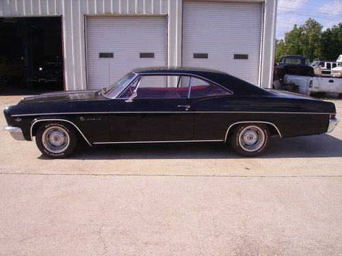 1966 chevy impala 327 v8 3 speed on column original paint runs great