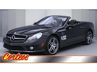 2009 mercedes-benz sl63 amg roadster convertible 1 owner!