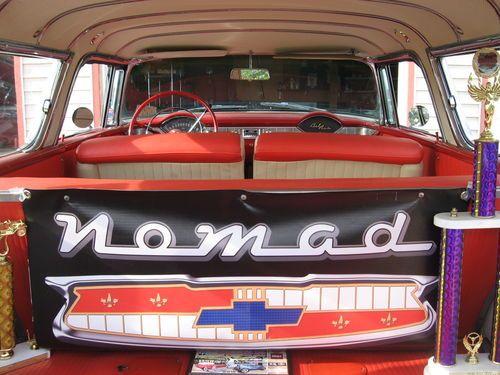 1956 chevy nomad v8 factory original / free shipping