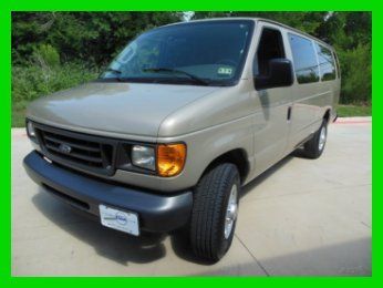 2007 ford e-350 super duty extended wagon xl 15 passenger