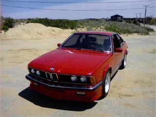 Euro 1985 bmw m635 csi, excellent condition, red, manual sport 5 speed, loaded!