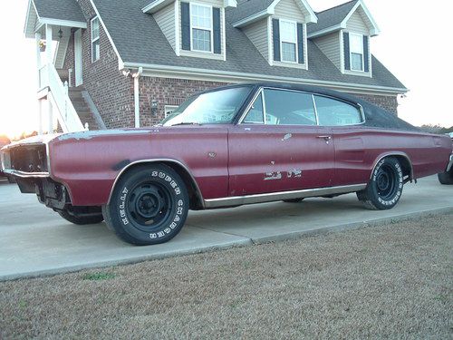 1967 dodge charger-383-automatic-very nice project-barn find-rat rod