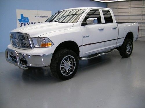We finance!!!  2010 dodge ram 1500 quad slt 4x4 flex-fuel auto ridge runner lift