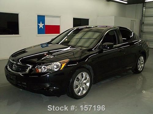 2010 honda accord ex sedan sunroof black on black 27k texas direct auto