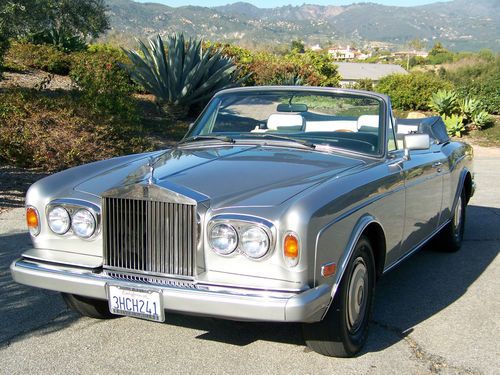 1988 rolls royce corniche ii base convertible 2-door 6.7l