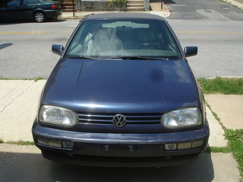 1997 volkswagen cabrio high line convertible 2-door 2.0l