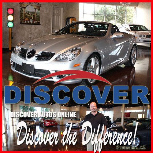 2009 mercedes-benz slk-class slk 55 amg roadster convertible navigation low mile