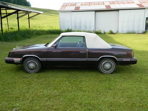 1982 chrysler lebaron convertible