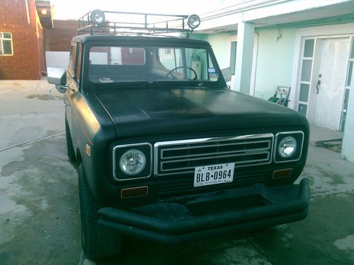 Black 1979 internationl scout ii 4x4