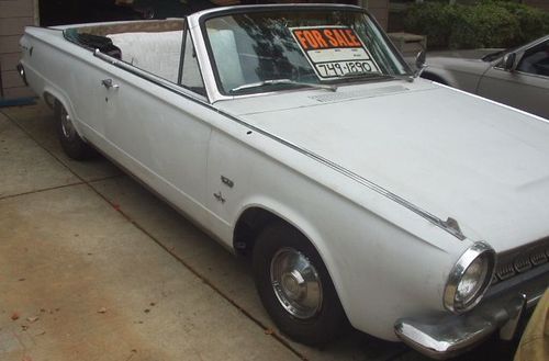 1966 dodge dart gt convertible chrysler small block 273 v8 mopar ps auto transm