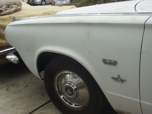 1966 DODGE DART GT CONVERTIBLE CHRYSLER SMALL BLOCK 273 V8 MOPAR PS AUTO TRANSM, image 4