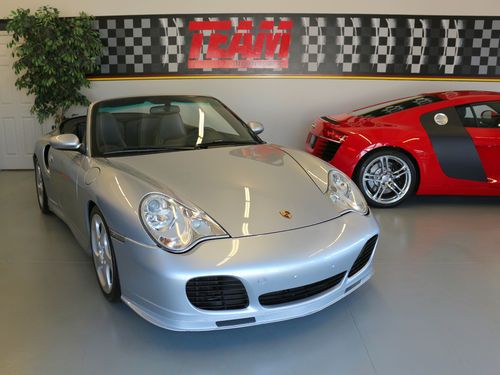 04 porsche 911 turbo convertible - 35k miles - 6 spd - carbon fiber - navigation