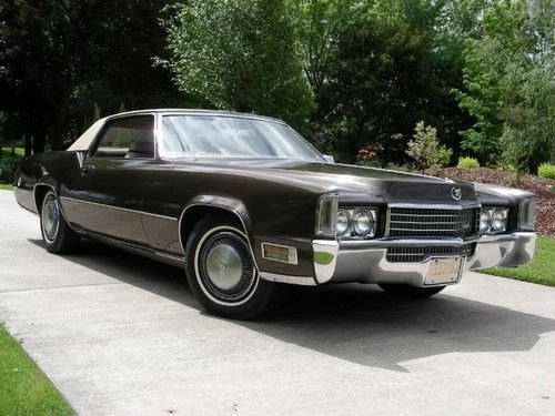 1970 cadillac eldorado 2 ht one owner - excellent condition