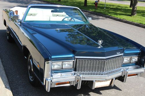 1976 cadillac eldorado cabriolet coupe 2-door