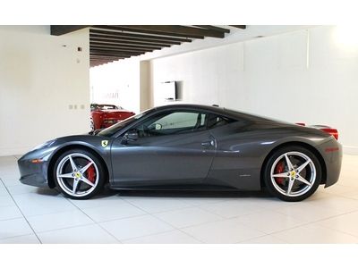2010 FERRARI APPROVED CPO 458, Grigio Silverstone/Nero, US $229,900.00, image 7