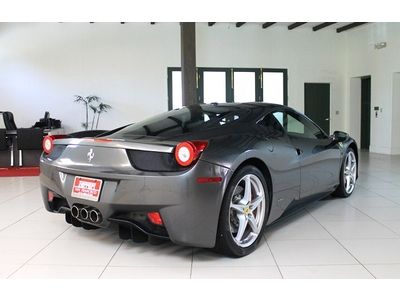 2010 FERRARI APPROVED CPO 458, Grigio Silverstone/Nero, US $229,900.00, image 9