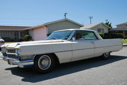 2 1964 white project car, needs tlc