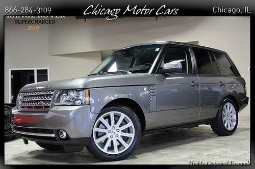 2010 land rover range rover supercharged navigation rear entertainment wow$$$