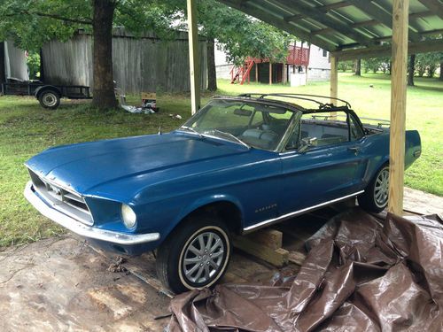 1967 mustang s code convertible