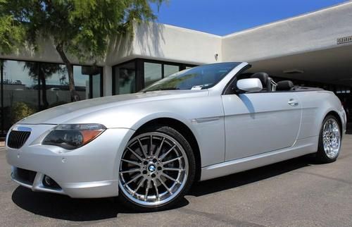 2004 bmw 6 series 645ci *manual convertible *low miles rwd