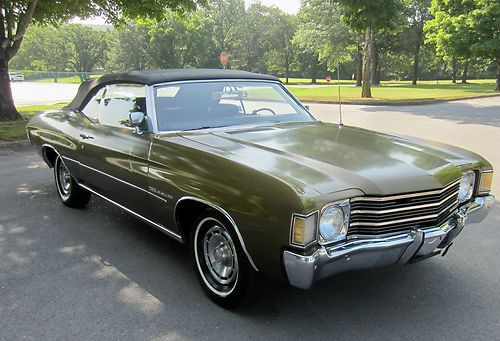 1972 Chevrolet Chevelle Malibu Convertible 2-Door 350 Cu Automatic-in AR USA, US $20,000.00, image 3