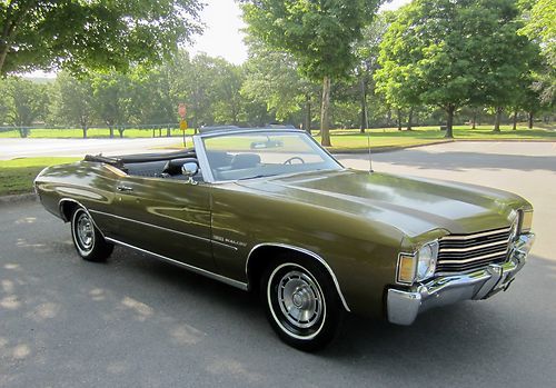 1972 Chevrolet Chevelle Malibu Convertible 2-Door 350 Cu Automatic-in AR USA, US $20,000.00, image 4