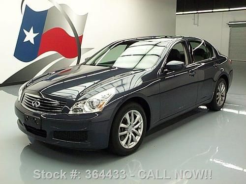 2009 infiniti g37x awd sedan auto sunroof htd seats 26k texas direct auto