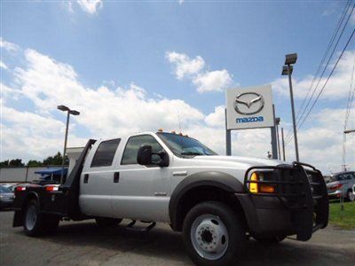 Powerstroke diesel flat bed crew cab 1 owner wholesale $12,990 call 866-299-2347