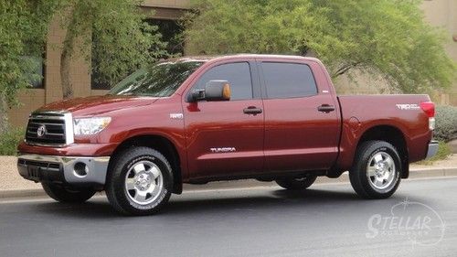 2010 toyota tundra crew max crew cab trd 4x4 sr5 fact warr one owner 16,715 mile