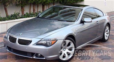 2005 bmw 645ci coupe sport pkg, pan roo,f navi, rear camera