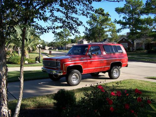 Original, numbers matching, cherry, k5 chevy blazer